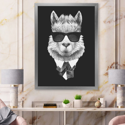 " Portrait Of Lama In Suit "