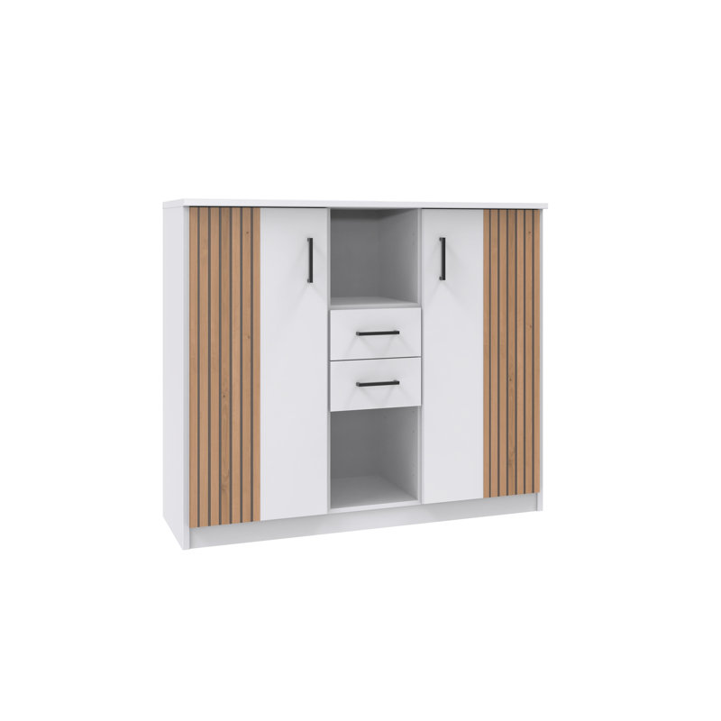 Rekan 122 cm W Chest of 2 Drawers