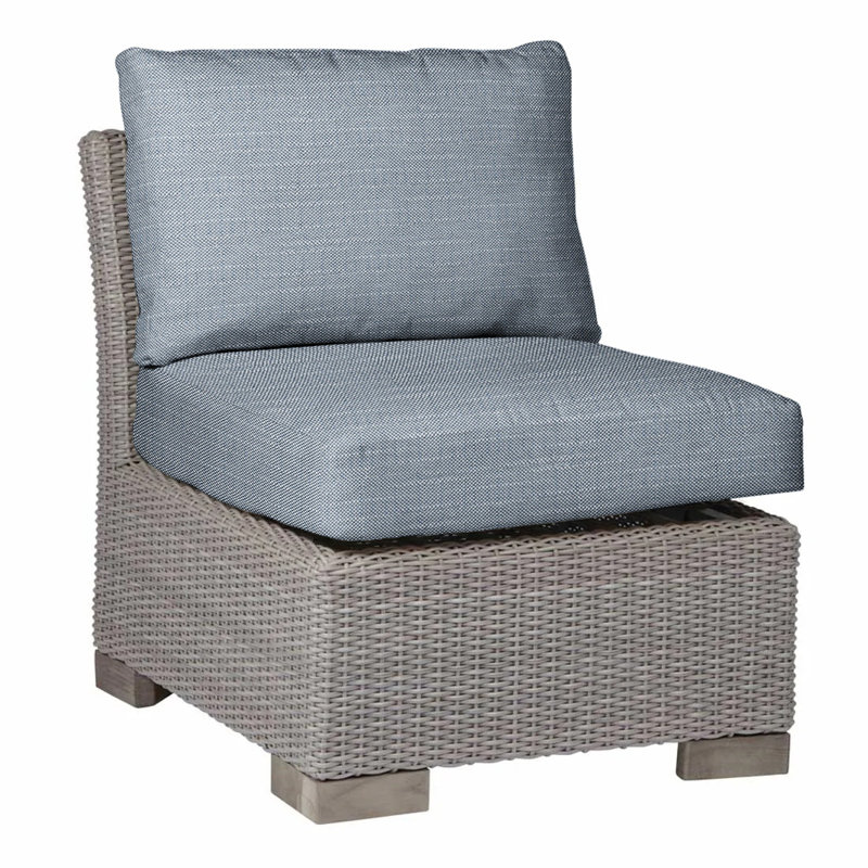 Fauteuil de chambre club tissé - Huître, Pas de soudure, Chambray Rollo, Huître