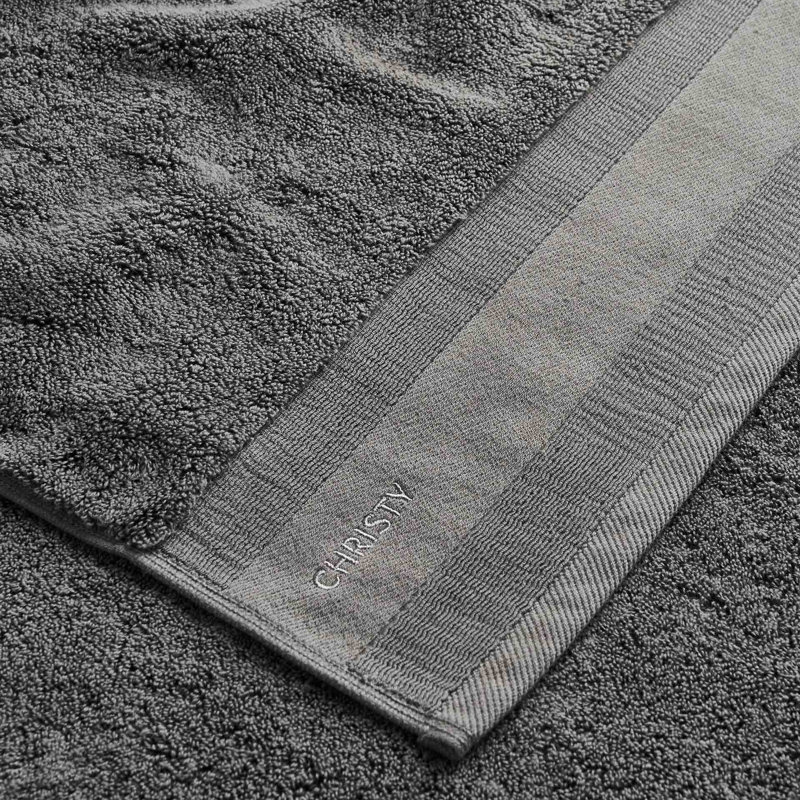 Signature Bath Towel, Charcoal