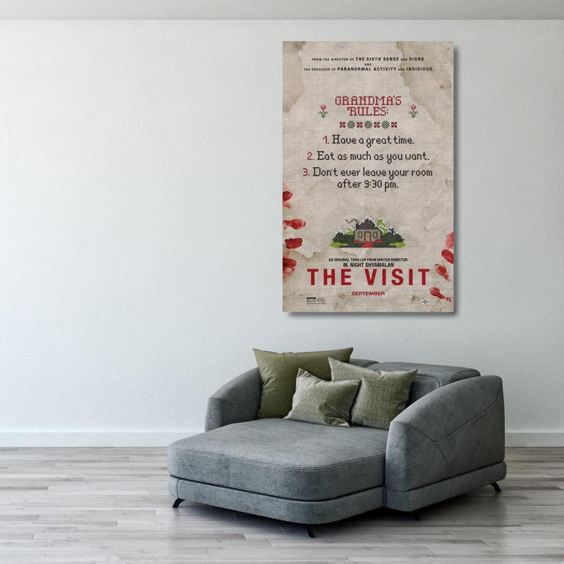 The Visit, 40" H x 25" W