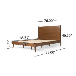 Millwood Pines Cohron Platform Bed & Reviews | Wayfair