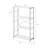 Bookshelf With Metal Frame-1889382026