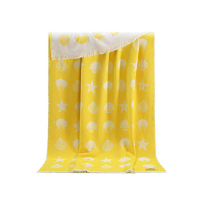 Seashells Cotton Throw