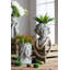 Pot de fleurs statue en ciment Feazell