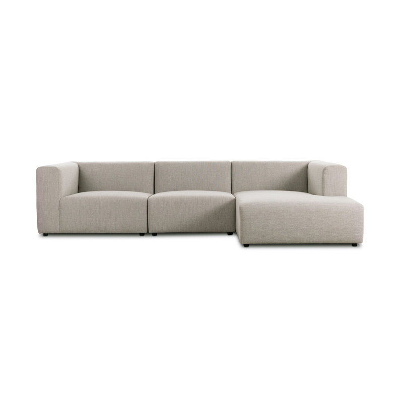 Lawndale 3PC LAF Sectional-Napa Sandstone, Right Hand Facing
