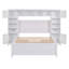 Lit en bois avec armoire et tablette tout-en-un-301786149