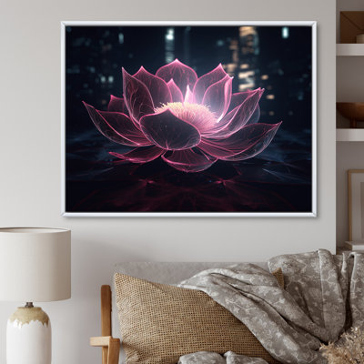 «Lotus Magical Luminiscent Blossoming I», reproduction sur toile