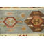Tapis réversible tissé à la main pour vestibule multicolore moderne de style sud-ouest Kilim