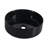 Ceramic Round Above - Counter Bathroom Sink, Black And White Patterns, Low Water Absorption, Three Layer Glaze, Easy To Clean, 16.16 In Dimensions, 18.86 Lb Sink With Configuration, High Temperature-1887400995
