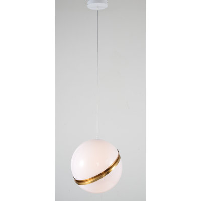Transitional 1 Light Globe Shade Pendant
