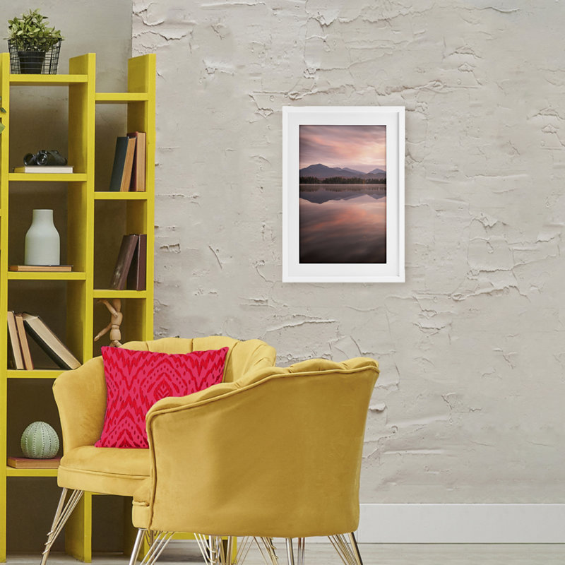 «Dawn Reflection In Glory», reproduction encadrée sous verre, conception de James Rodewald, H 23 po x l 17 po