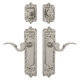 Nostalgic Warehouse Egg & Dart Entry Set with Manor Lever