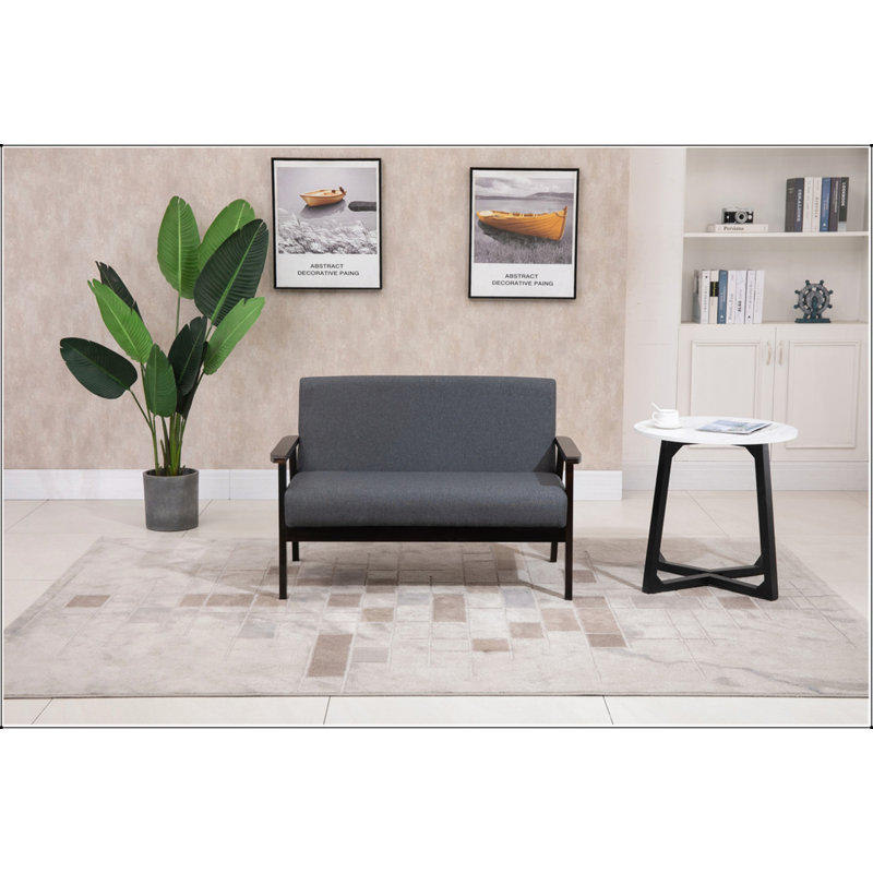 Causeuse gris foncé, Brun