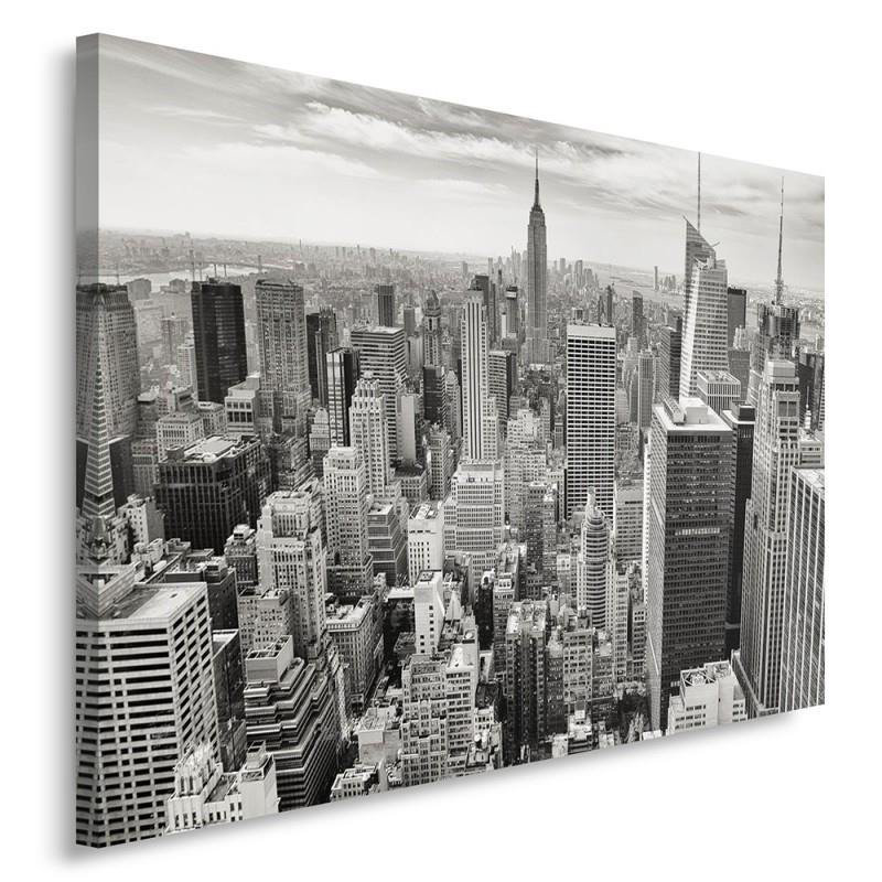 New York City - No Frame Print on Canvas, 80cm H x 120cm W