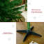 Arbre de Noël artificiel 6 pi avec arbre de Noël mince 6 pi avec 390 branches réalistes et base en plastique-1408720894