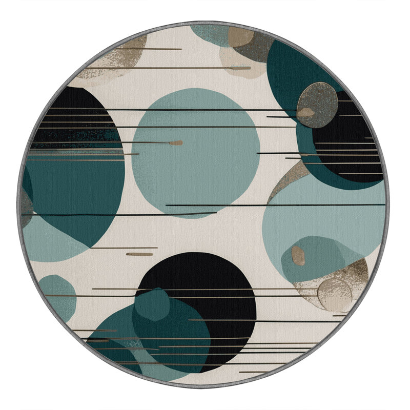 Warp Cusp Rug, Round 6'