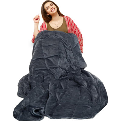 Weighted Heated Throw Blanket