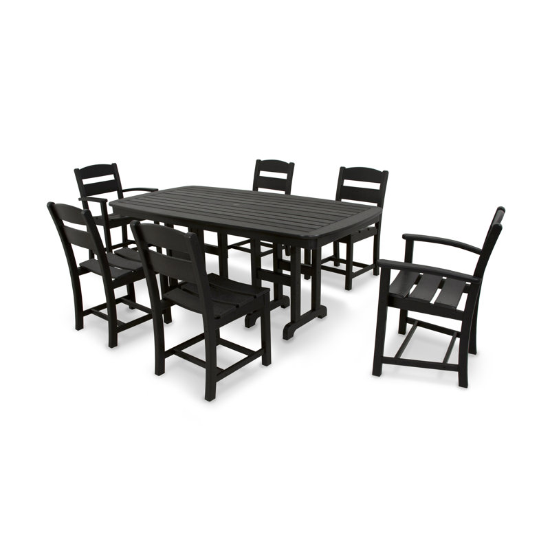 Classics 7-Piece Dining Set, Black