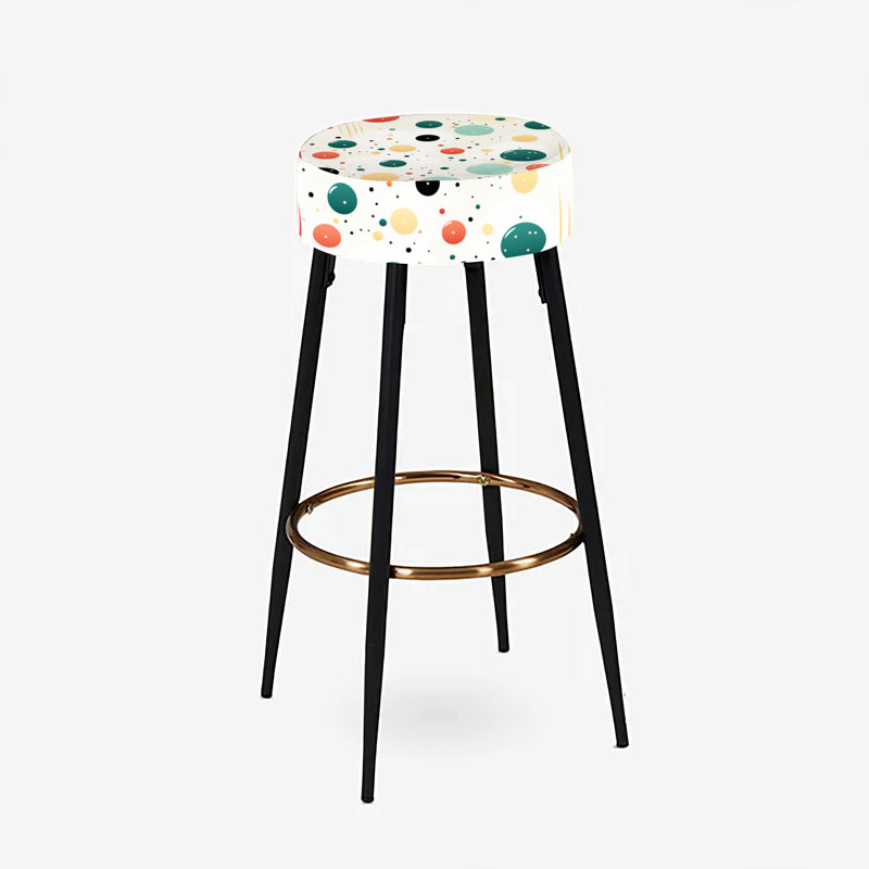 Ensemble de 2 tabourets de bar à motif géométrique Harmony