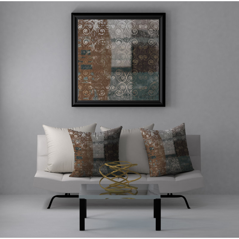 Housse de coussin carrée/insert, 18 po x 18 po