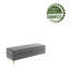 Banc de rangement en velours Mercer41-1948352731