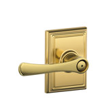 Avila Lever with Addison Trim Bed and Bath Lock