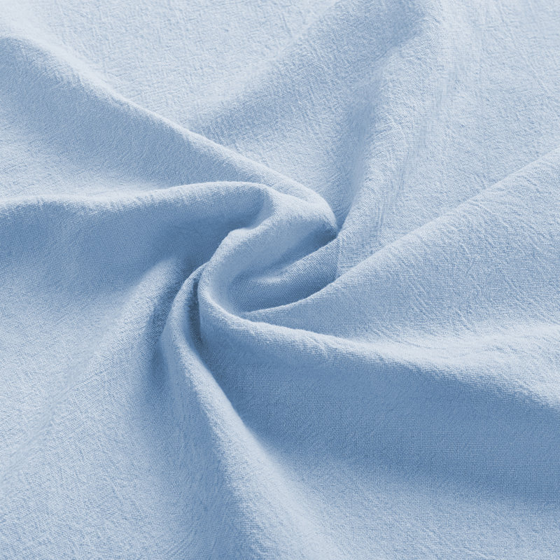 Serviette 100% coton carrée (ensemble de 4), Bleu