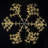 48" Warm White Sparkler Snowflake 960 LED Lighted Window Décor