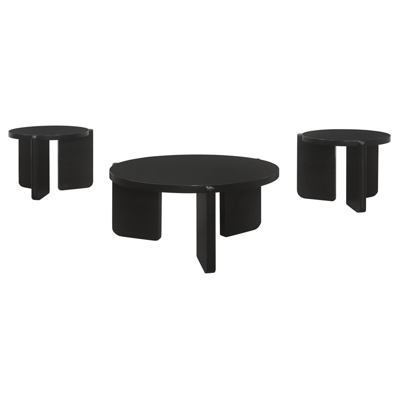 Lansing Black 3-piece Coffee Table Set