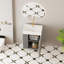 Meuble-lavabo 21,6 po avec lavabo en céramique et tablette ouverte ouverte, gris 24Vb06-21Mgl