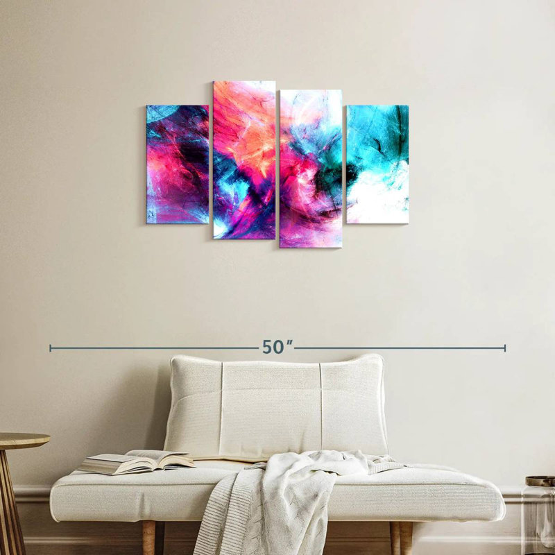 Avery Abstract Surreal Clouds, 22"H x 36"W