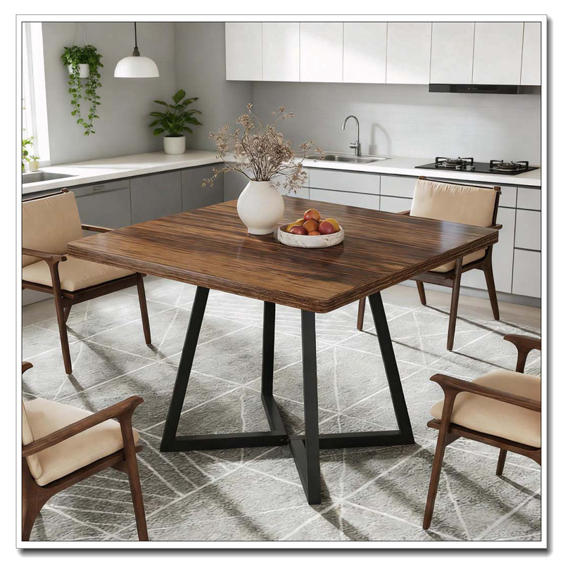 Square Dining Table,Wood Kitchen Table