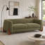 Canapé Boucle en sherpa vert olive-113516877