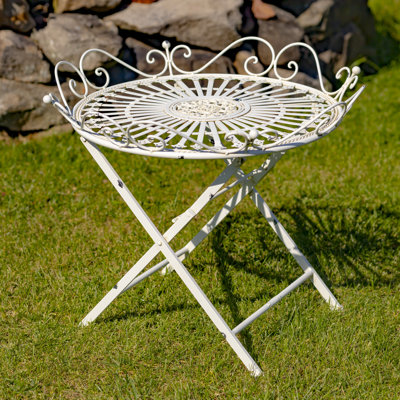 Table pliante en métal Stephania