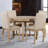 5 Piece Extendable Upholstered Dining Table Set, Kitchen Table Set, Round Table And Chairs,Round Table Top,dining table set,dining room set-1364158764-1357437754-1357437757