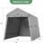 Heavy Duty Waterproof Outdoor Storage Outdoor Storage Unit，ATV，Lawn Mower & Garden Tools，Grey，7x12FT