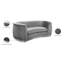 Causeuse courbée en velours 70,5 po Breccan-129988109-131080426