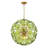 Cailynne 9 Light Aged Brass Pendant-889021032