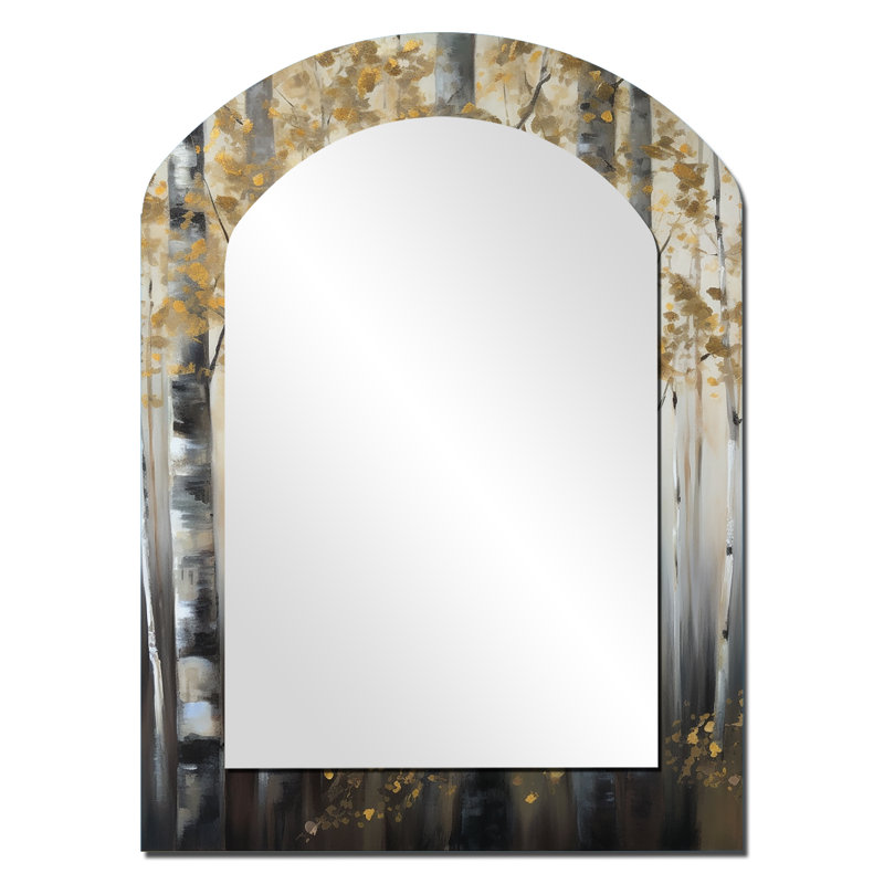 Miroir mural Birch Tree Forest Wonderland V, 34 po x 25 po