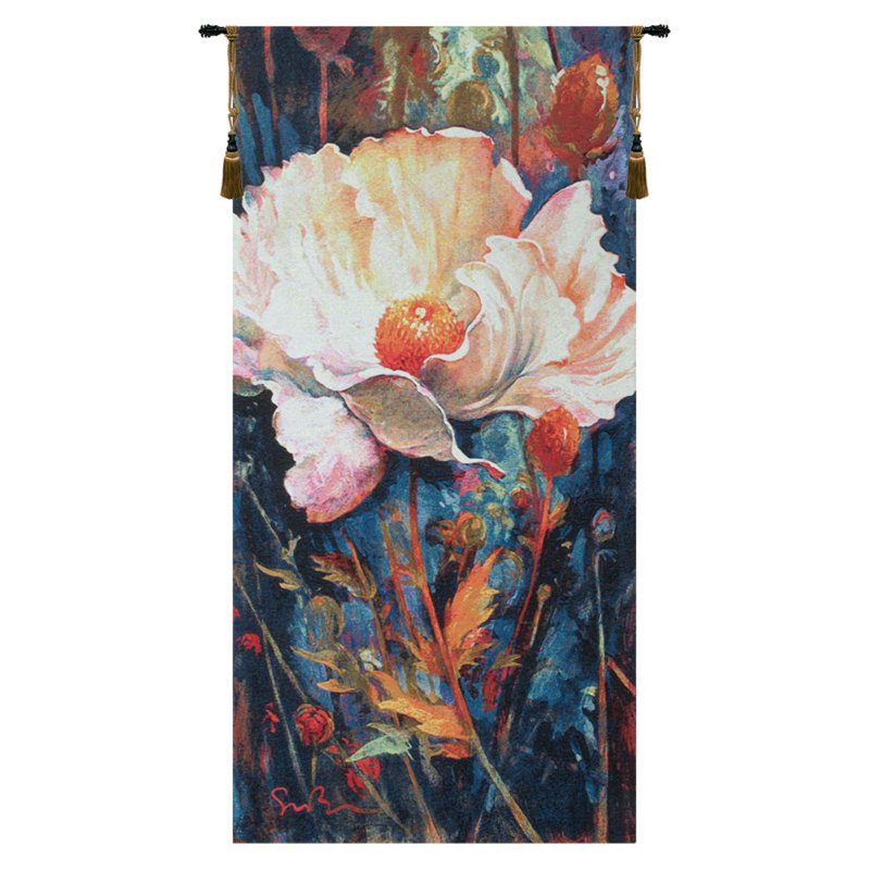 Loom Woven Cotton Blend Wall Hanging, 73" H x 36" W x 0.15" D