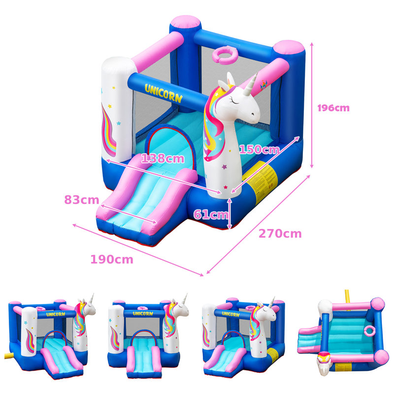 Unicorn Inflatable Bounce House