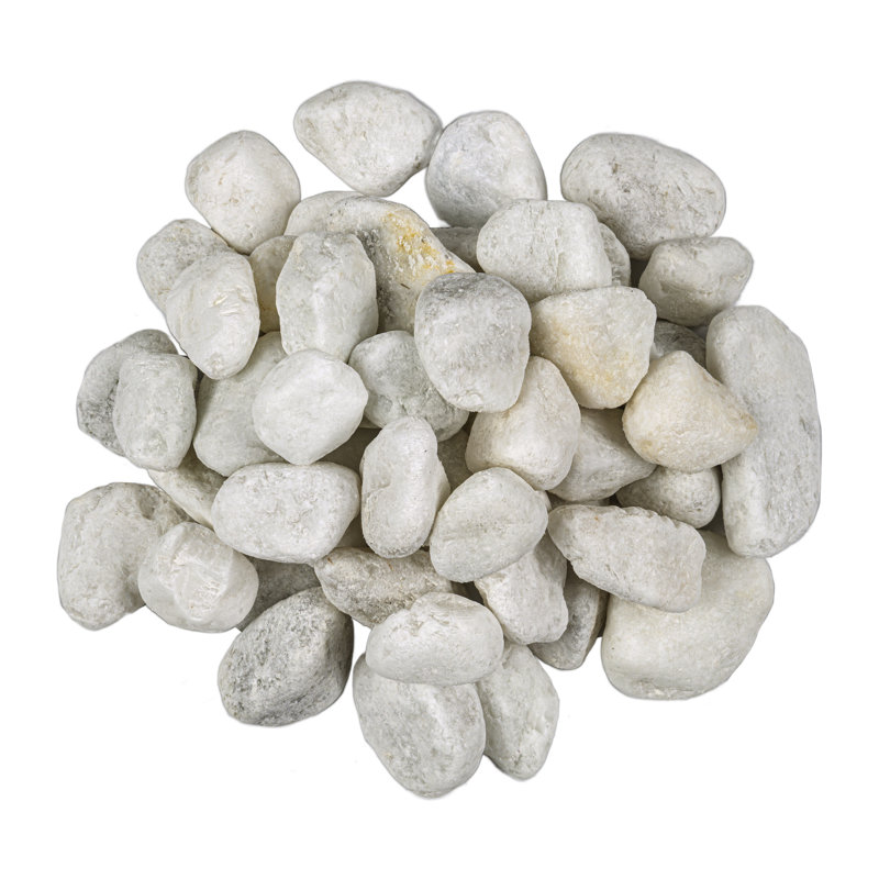 Galets de pierre naturels Everest Blanca, 1-2 po (55 sacs, 40 lb / sac)