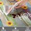 Ensemble de tapis de cuisine Sunflower - multicolore - 2 pièces, anti-fatigue, imperméable, antidérapant