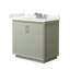 Meuble-lavabo simple autoportant 36 po avec plateau en marbre Strada-114679491-114679492