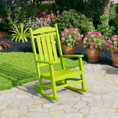 Chaise berçante en plastique Laguna