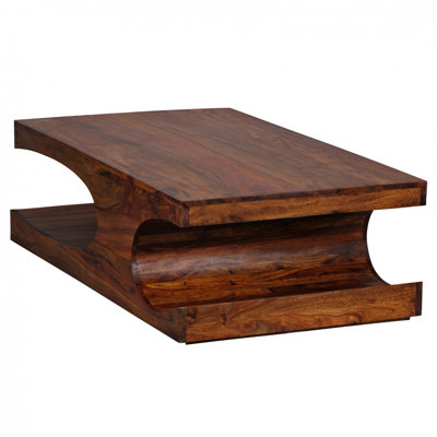 Orrick Solid Wood Solid Coffee Table with Storage