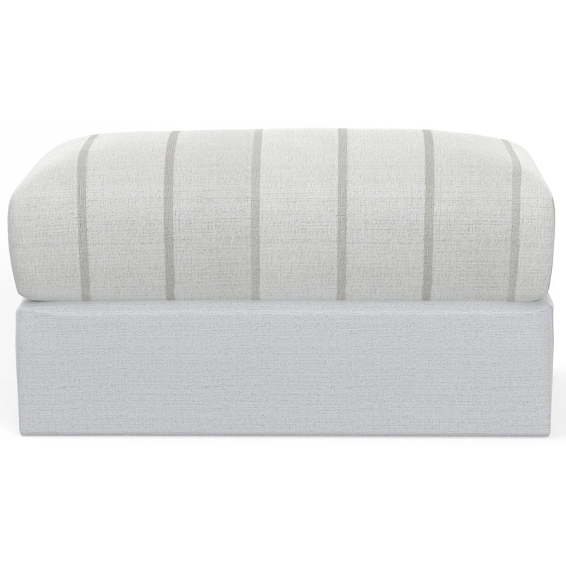 Repose-pieds Mialyn, Polyester blanc