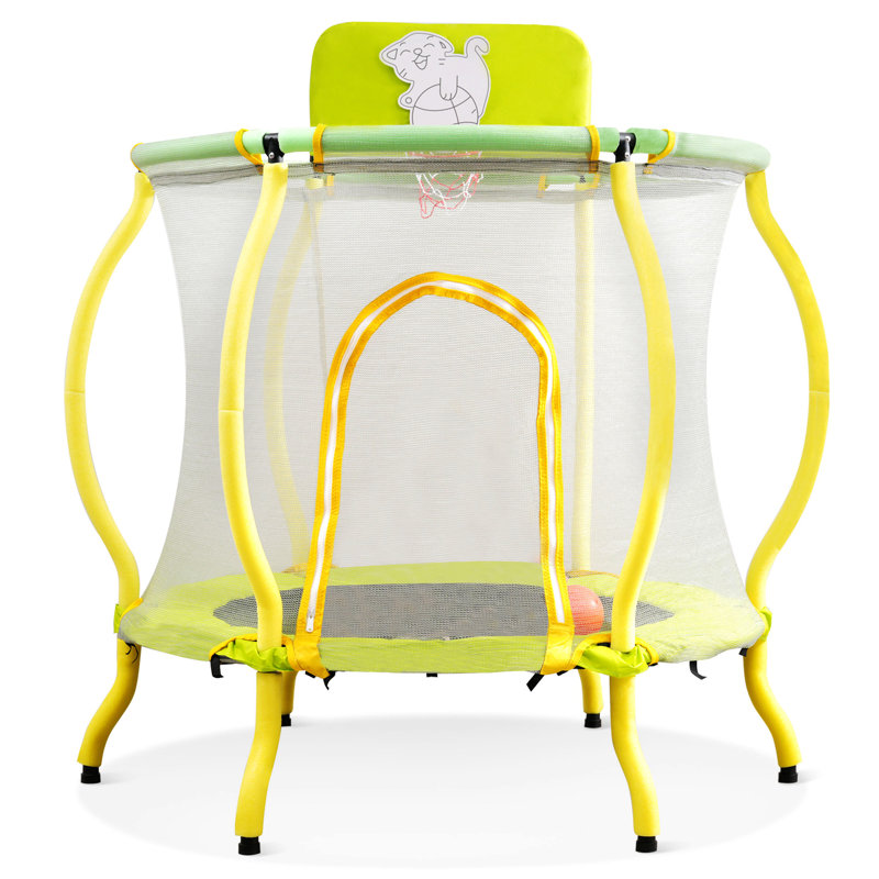 Trampoline de jardin rond 4 pi x 4 pi Creationstry