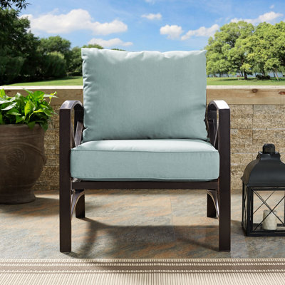 Chaise de patio avec coussins Mosier